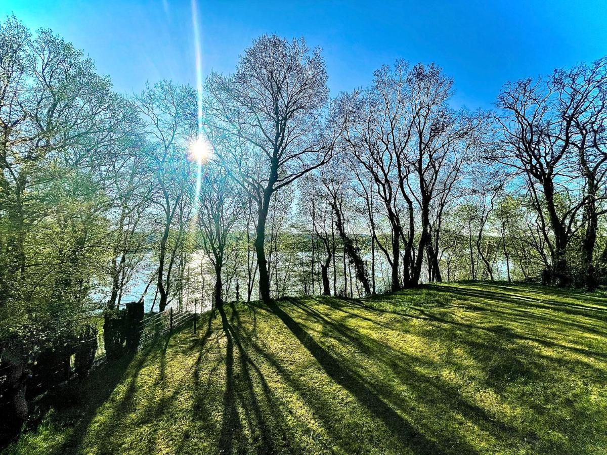 100M2 Fewo Im Haus Am See Mit Garten Bei Potsdam シュヴィーローゼー エクステリア 写真